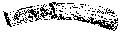 Fig. 66. The Special Drawing Knife (Fleming'S) For Preparing The Foot For The Charlier Shoe