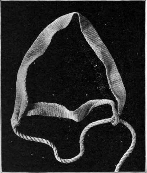 Webbing halter.