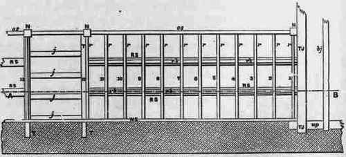 Fig. 222. Plan (with treads and boarding removed).