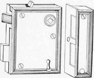 Fig. 1. Cheap Cast iron Lock.