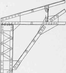 Fig. 101. Detail of Knee Brace and Connections.