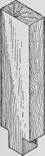 Fig. 118. Intermediate Stud with Tenon