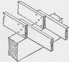 Fig. 178. Spiking of Joists.