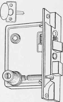Fig. 2. Cylinder Front Door Lock.