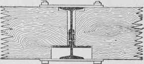 Fig. 223. Fitting Girders to Steel Beams by Means of Angles