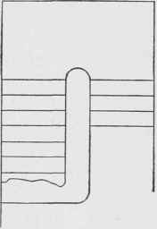 Fig. 73. Plan of Stair with Landing and Return Steps.