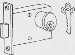 Fig. 87. Cylinder Lock.