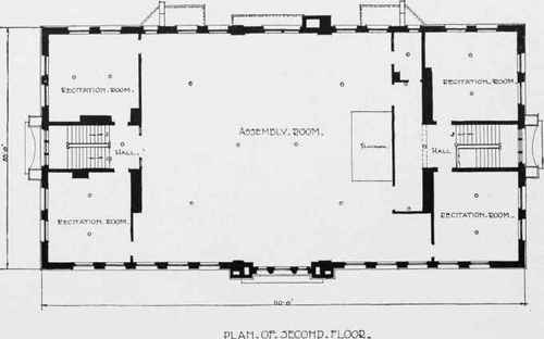 HIGH SCHOOL AT THREE RIVERS, MICH.