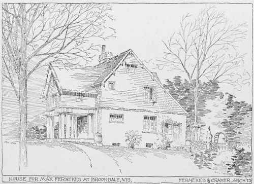 HOUSE AT BROOKDALE, WIS. Fernekes & Cramer, Architects