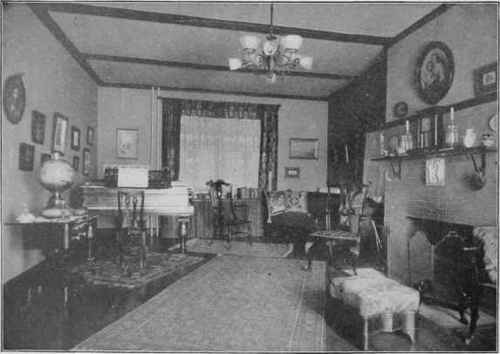 LIVING ROOM OF HOUSE IN URBANA, ILL.