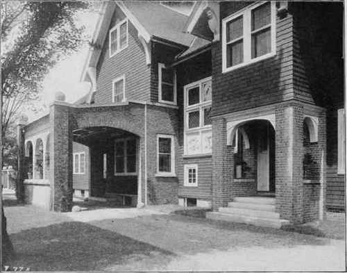 DETAIL OF RESIDENCE AT CLEVELAND, OHIO