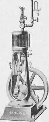 Fig. 132. Ransome Disc Crank Vertical Engine.