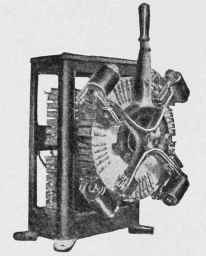 Fig. 137. Regulating and Reversing Controller for Motor of Fig. 136.