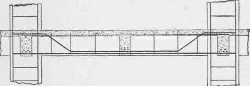 Fig. 196 b. Detail of Girders, Mershon Building.