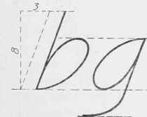 Fig. 30. Method of Constructing Parts of Small Arc Line Letters