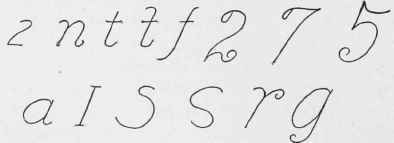 Fig. 32. Example of Poorly Constructed Letters