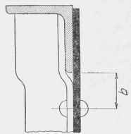 Fig. 41. Section Showing Crimped Angle, Chord Angle, and Web