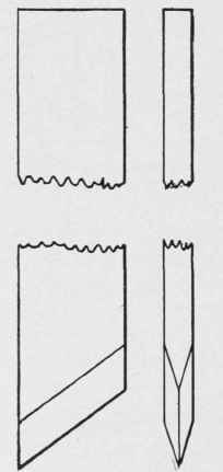 Fig. 49. Bevel Point for Sheet Pile.
