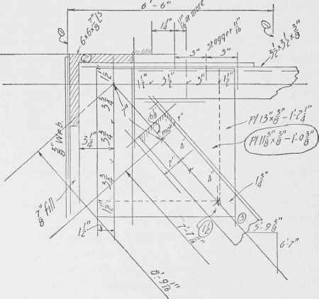 Fig. 6. Layout for Detail in Cross Frame Connection