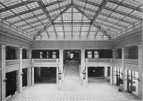 ROTUNDA IN THE RAILWAY EXCHANGE BUILDING, CHICAGO, ILL.