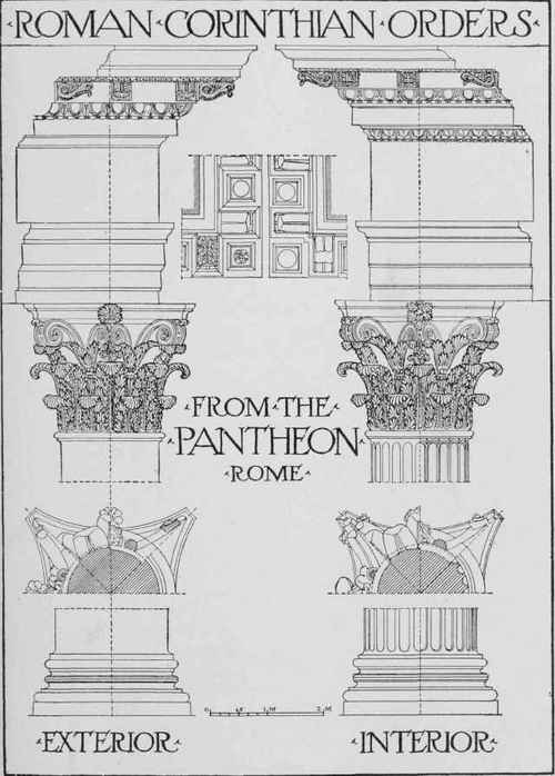 Classic Roman Corinthian Transition From Greek To  0800175