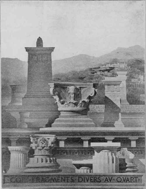 Fig. 109 Fragments from early Roman Temples at Cori, Italy,