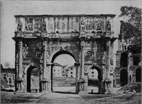Fig. 136. Arch of Constantino, Rome.