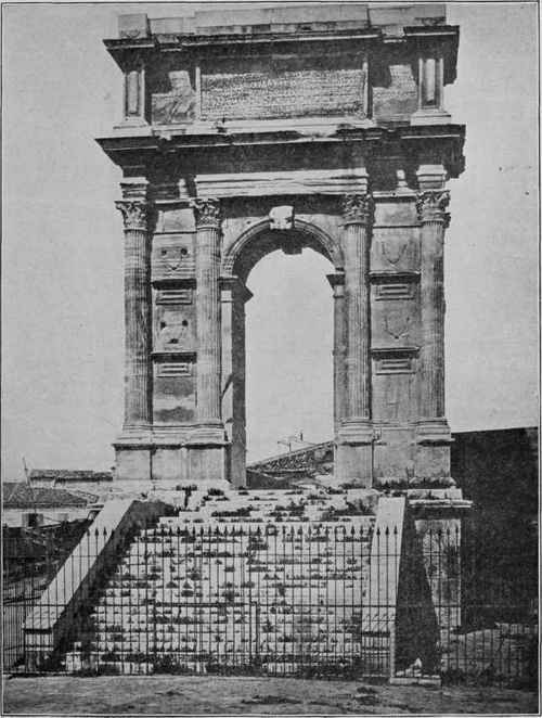 Fig. 137. Arch of Trajan, Ancona.