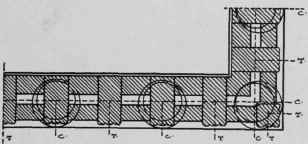 Fig. 36. Plan of Frieze of Greek Doric Order.