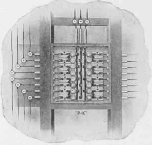 Fig. 59. Porcelain Cut Outs in Wooden Box. Courtesy of H. T. Paiste Co., Philadelphia, Pa.