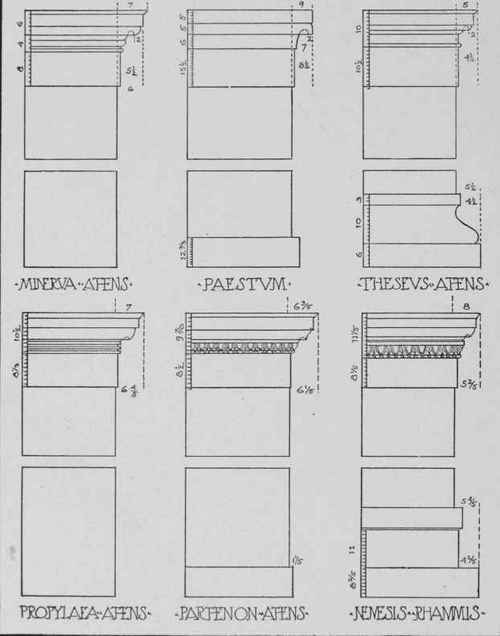 Greek Antae Or Pilasters 0800119