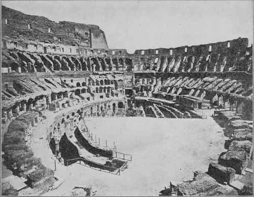 Interior of Colosseum, Rome.