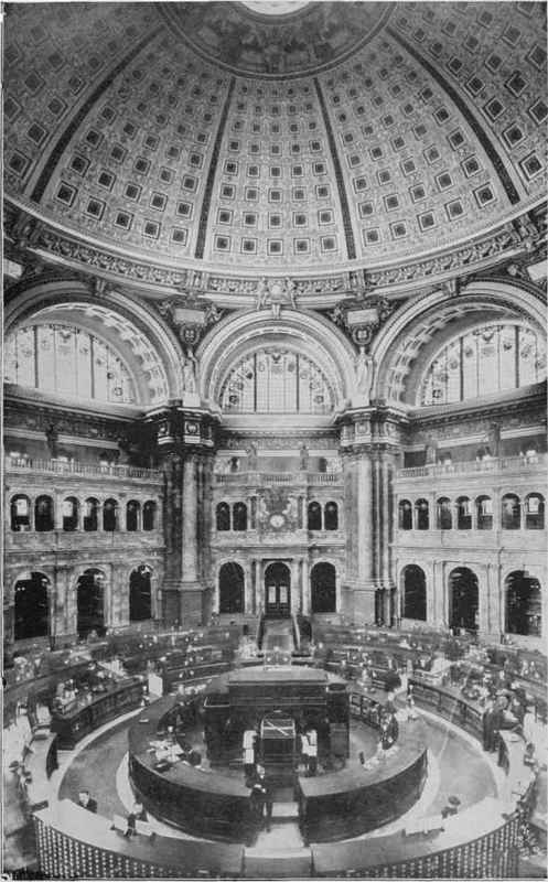 MAIN READING ROOM, U.S. CONGRESSIONAL LIBRARY, WASHINGTON, D. C.