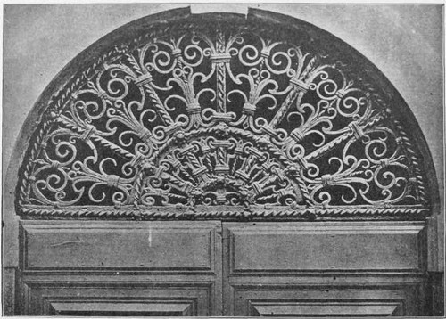 PLATE VI. FIG. 2. Wrought Iron Grille, Lucca.