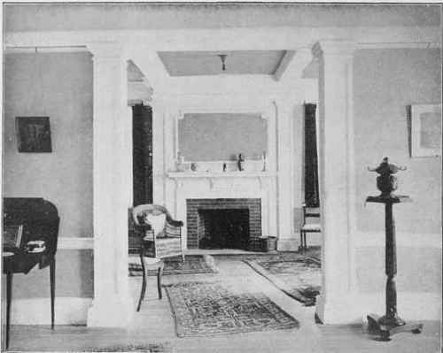 View from Hall into Living Room.