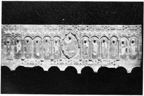 Altar Front In Enamelled Bronze (11th Century. Museum of Burgos)
