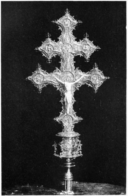 Silver Gilt Processional Cross (Made by Juan tie Arfe in 1592. Burgos Cathedral)