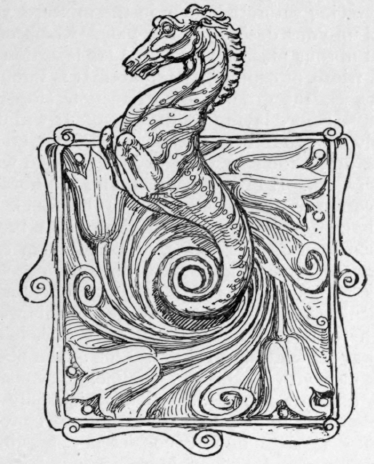 Design for a Bell pull, Modelled in Gesso
