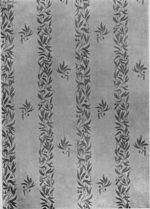 Wall paper, Olive Spray
