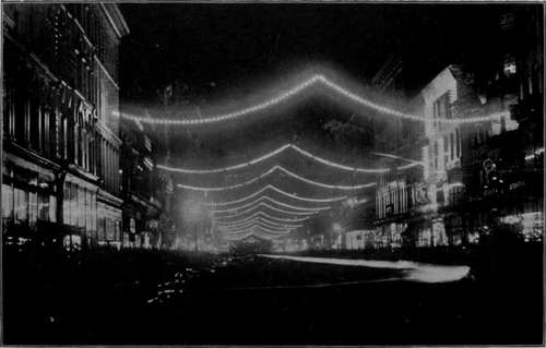 A Perfect Night Scene. Copyrighted by J. W. McCaslin, 1898.