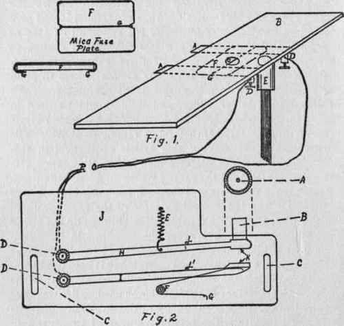 Illustration No. 47 Diagram of Electric Connection for Reflex Camera. See Paragraph No. 563