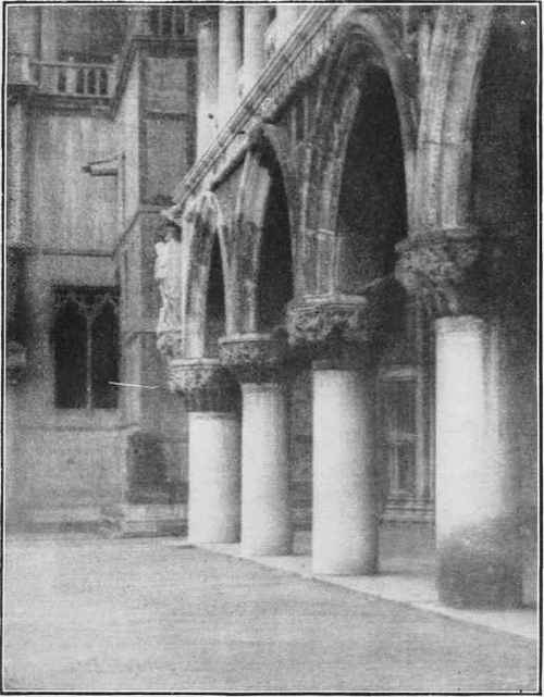 A CORNER IN THE PIAZETTI, VENICE Study No. 7   See Page 307 By Wm. H. Phillips