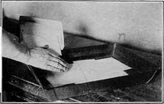 Illustration No. 3 Placing Prints in Washing Tray