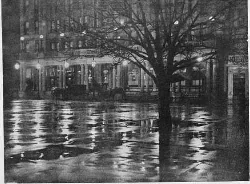 Illustration No. 46 THE PLAZA By A. STIEGLITZ