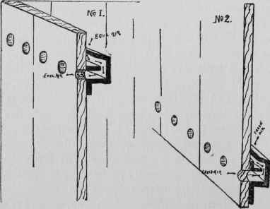 Illustration Nos. I and 2 Simple Method of Ventilating a Dark Room See Paragraph No. 11
