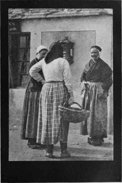 MORNING GOSSIP   BRITTANY Study No. 5 By W. G. Corthell