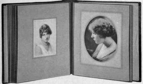 Vertical Album, Showing Arrangement of Mats.