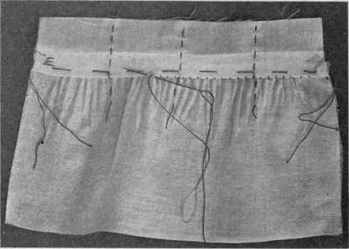 Fig. 111.   Vertical hemming.