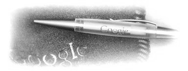 a Google pen, and a Google blanket