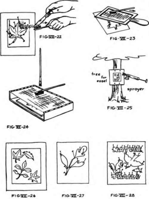 Spatter Print By One Of These Methods